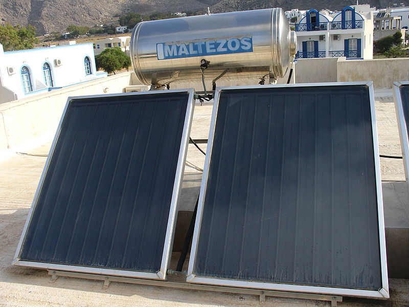 800px Solar panels Santorini